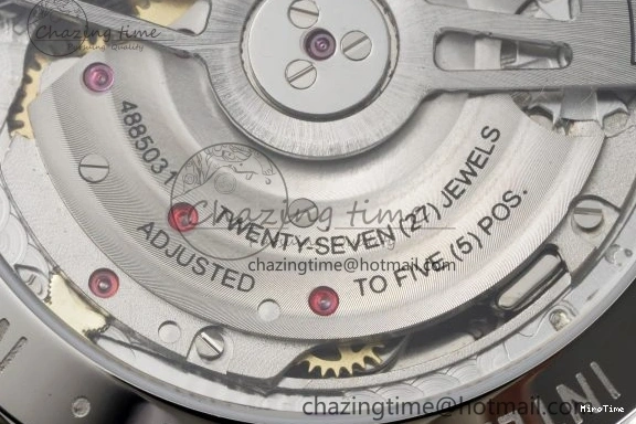 MIROTIME 0408 Portuguese Chrono IW3716 RSF 1:1 Best Edition Blue Dial on Black Leather Strap A RelaxedFit 7045